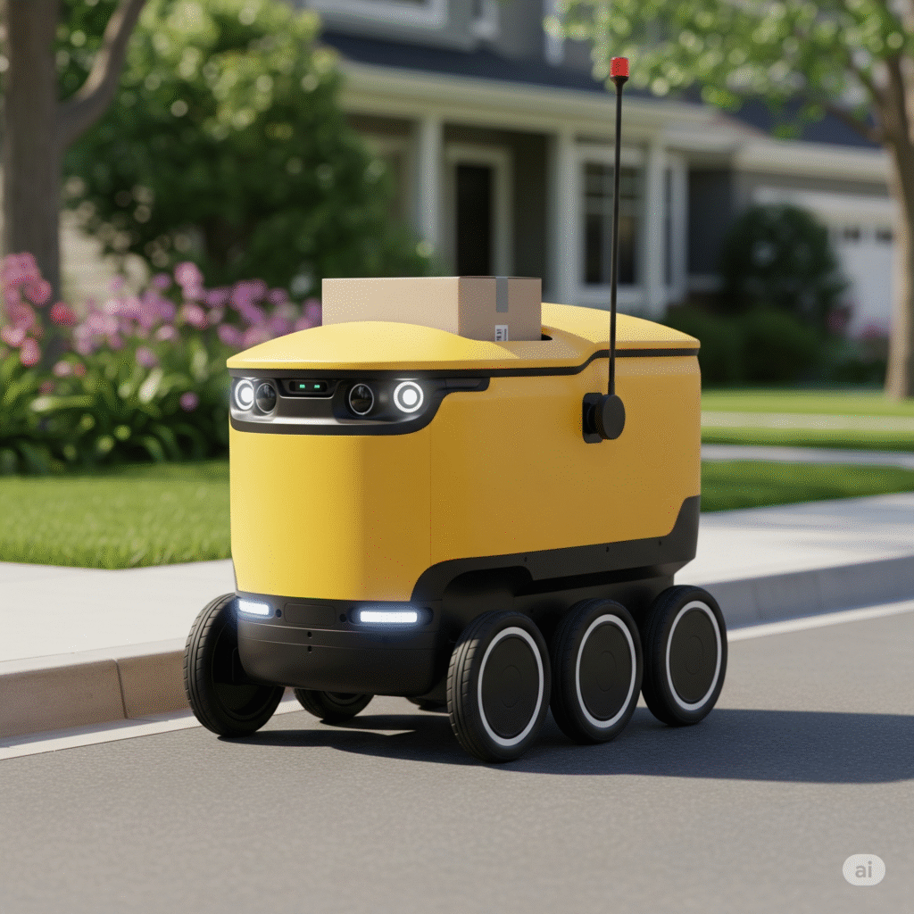 Robô delivery brasileiro revoluciona entregas em condomínios com tecnologia, segurança e automação